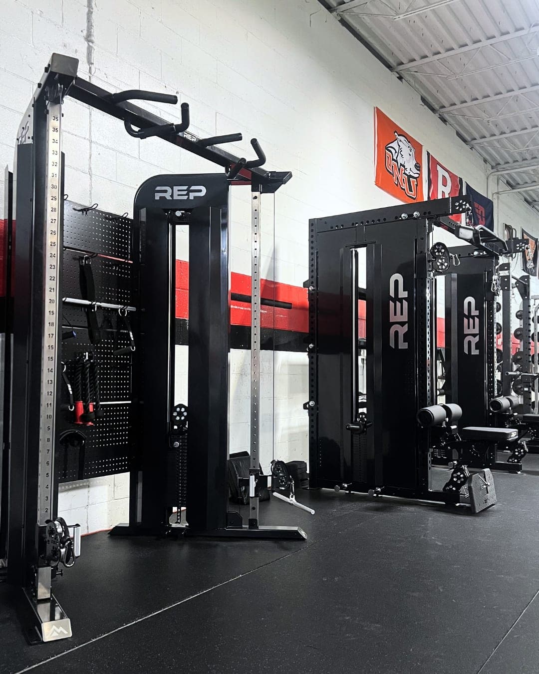 Cable machine training station at AIM Performance Training in Mentor, Ohio